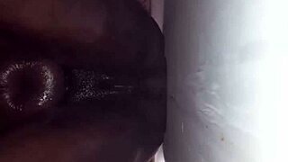 Have you seen this backroom fucking with big titty ebony milf's round ass?