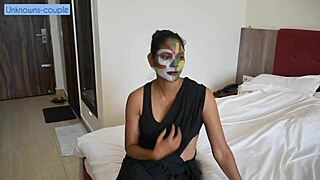 Saheb Ji Exploits Poor Mamta with Dirty Talk and Massage