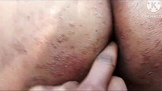 Desi Indian Wife Enjoys Hard Outdoor Anal with Husband