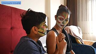 Saheb Ji Exploits Poor Mamta with Dirty Talk and Massage