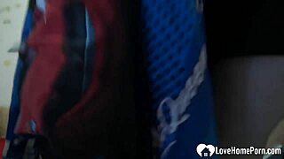 sexy mature girl pleasures herself passionately with big tits and shaved body