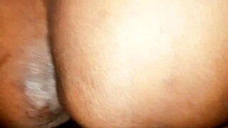 desi chubby indian aunty bent over by sneaky thief