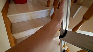 Latina Maid's Creamy Pussy Seduced in Jeans and Flip Flops!