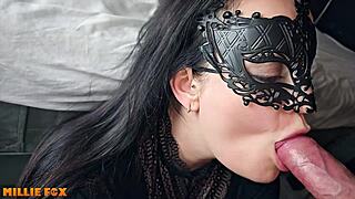 Amateur milf millie fox swallows huge cumshot