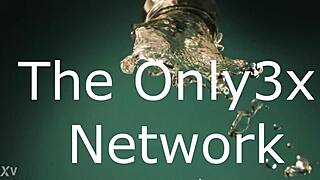 Intense solo masturbation by Luna Corazon with double vaginal toys