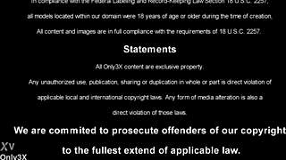 Intense solo masturbation by Luna Corazon with double vaginal toys