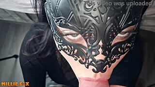 Amateur milf millie fox swallows huge cumshot