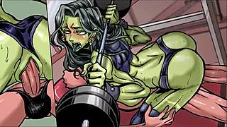 Gym girls work out hard