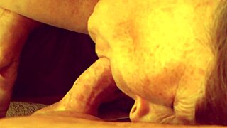 Granny Carmen Claus Face Fucks Me While Santa's Away