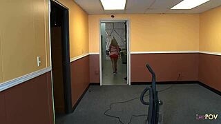 watch the cute blonde masturbate, then milf licks her holes