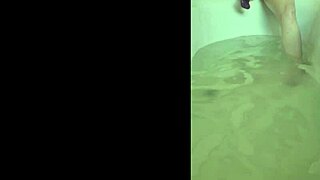 Horny Bride Achieves Orgasm in Solo Bath