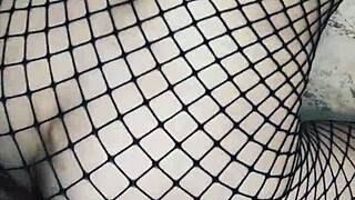 this milf wife decided to try sex with her husband's friend in lingerie