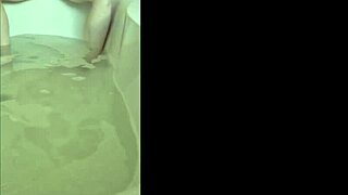Horny Bride Achieves Orgasm in Solo Bath