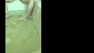 Horny Bride Achieves Orgasm in Solo Bath