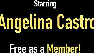 Cuban Angelina Castro Dildo Fucks Ass