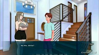 Best Friend's Mom Sucked My Big Cock And Swallowed Cum Under The Dinner Table In Intense Squirting Session