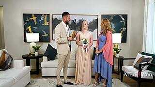 Prep the milf before the aisle walk.