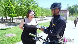 big tits bbw milf mae quira flashes and quizzes randoms outdoors