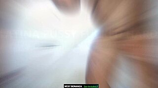 Latina gets her pussy fucked hard in a quickie