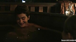 Gaby Hoffmann And Cherry Jones In Transparent Outfits With Blowjob Action