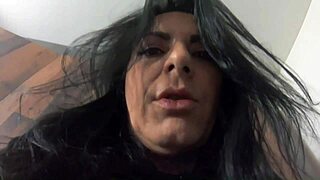 milf tries workout clothes with pee fetish