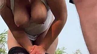 Almost Caught Fucking in Park