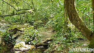 Milf outdoor interracial oral action in nature