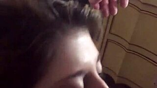 Hot MILF Sucks Husband's Hard Cock