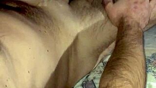 Jerking Monster Cock at Night