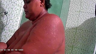 Look At That Chubby Stepmom In Lingerie!