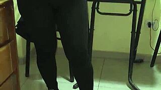 I hired a maid with transparent leggings