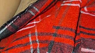 sexy latina wife in outfit for sensual cum play