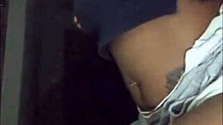 next door ebony milf flashes huge tits in shorts