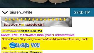 Ebony Milf Fingers and Squirts Cum