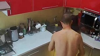 Beautiful Milf Wife Has Rough Homemade Sex In Kitchen