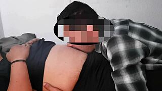 Watch me lick this MILF's belly button