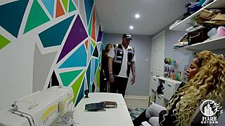 Talula Thomas, The Shoplifting Slut, Gets Caught And Sucks Big Black Cock.