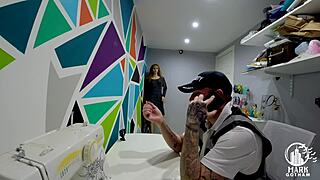 Talula Thomas, The Shoplifting Slut, Gets Caught And Sucks Big Black Cock.