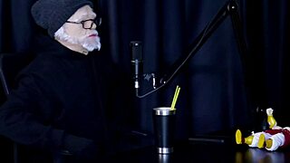 Safada strips sensually, revealing perky breasts after sharing wild stories of virginity loss - Flor de Damiana on Sheer Red