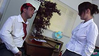 i caught the student jerking off