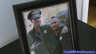 i gave the horny housewife a facial from her husband's pal in this hardcore scene