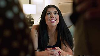 Wife Spanks Young Girl During Deepthroat Suck