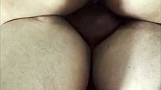 Mature woman discusses infidelities with husband during intimacy.