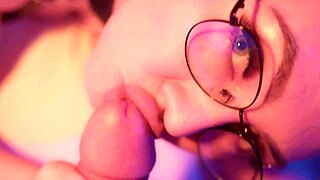 A guy interacts with his woman intimately