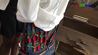 Caught by husband after wild ebony BBC action