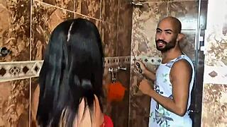 Neighbor spied on me through the window, I took advantage and asked for help.