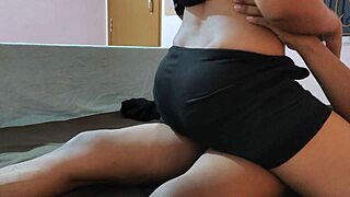 Mature asian latina cleaning lady with huge curvy body gets roughly fucked by house owner in amateur video