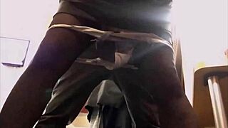 i'm the white slut in satin lingerie