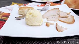 First Time Raw Fuck with Pal's Busty Step Daughter.