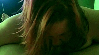 Passionate Blowjob from Redhead BBW Milf Bitchbratbbw